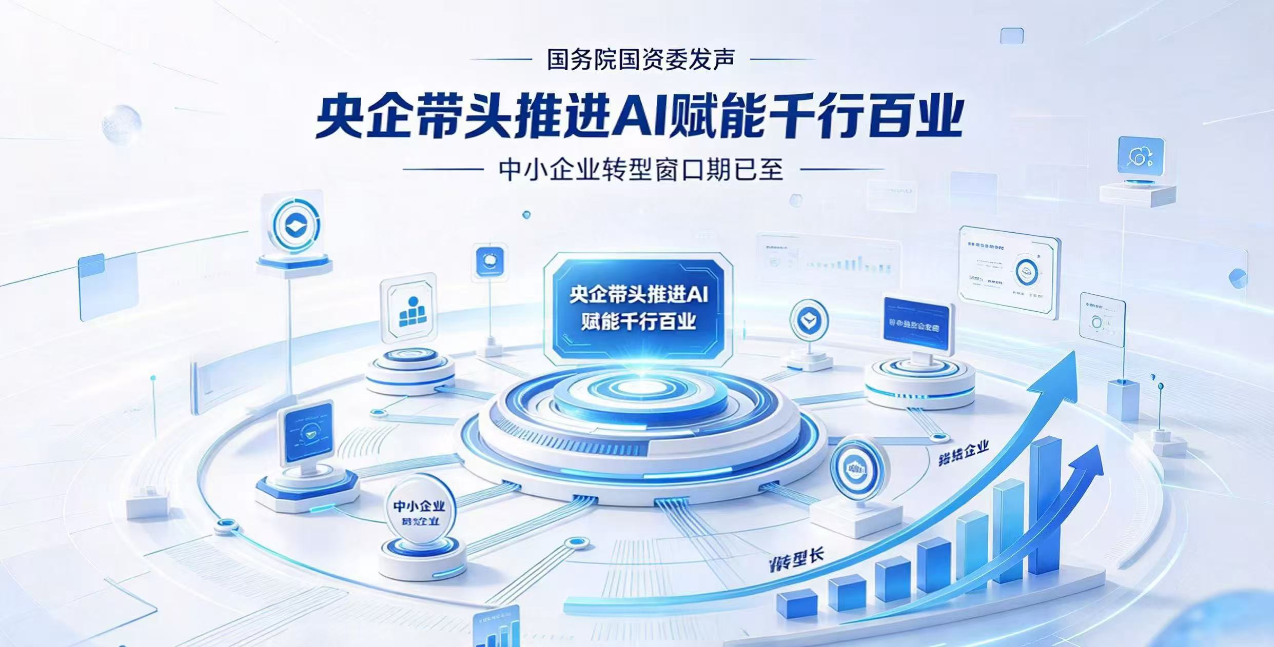 国务院国资委发声:央企带头推进AI赋能千行百业,中小企业转型窗口期已至