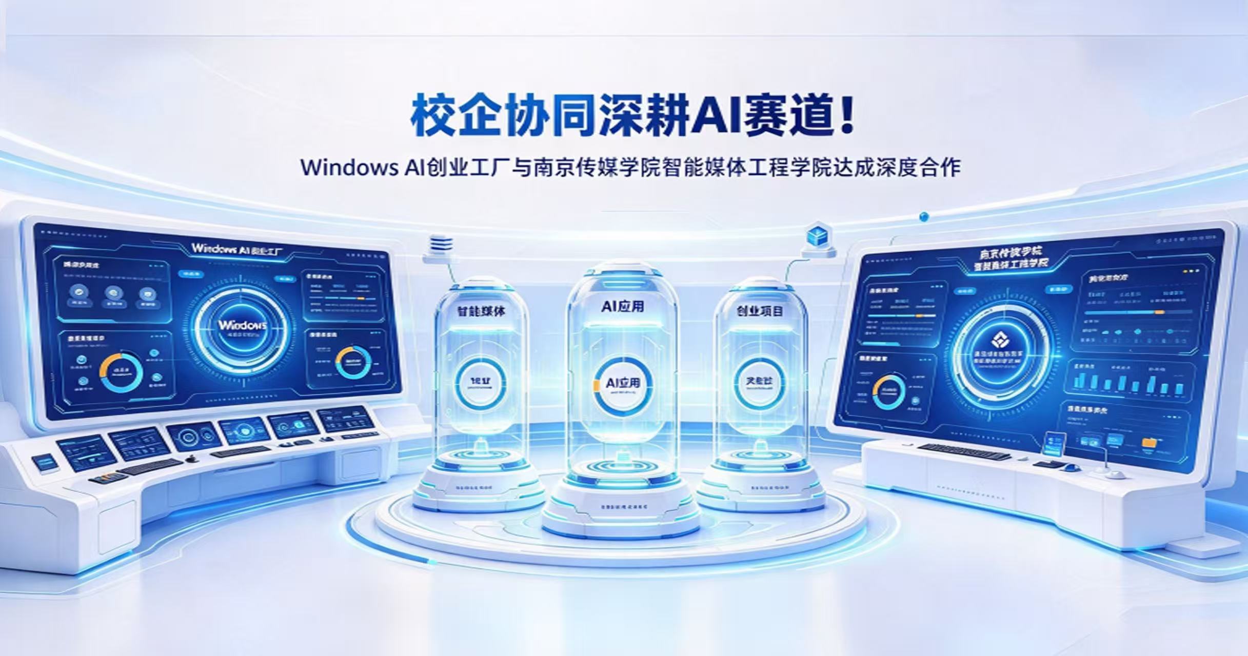 校企协同深耕AI赛道!WindowsAI创业工厂与南京传媒学院智能媒体工程学院达成深度合作